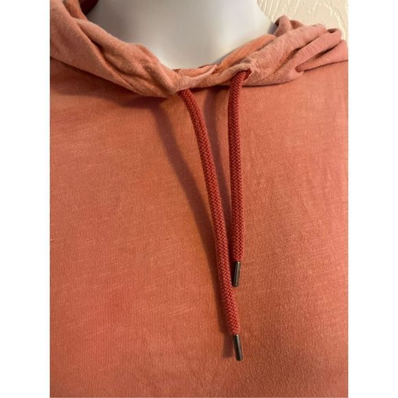 J. Crew - Coral Lightweight Hoodie- Size Large. - Picture 3 of 7
